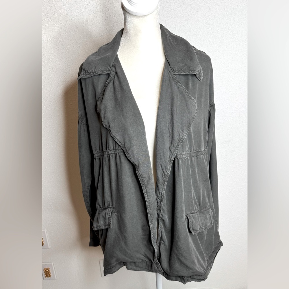 Caslon Open Front Tencel Utility Jacket - image 2